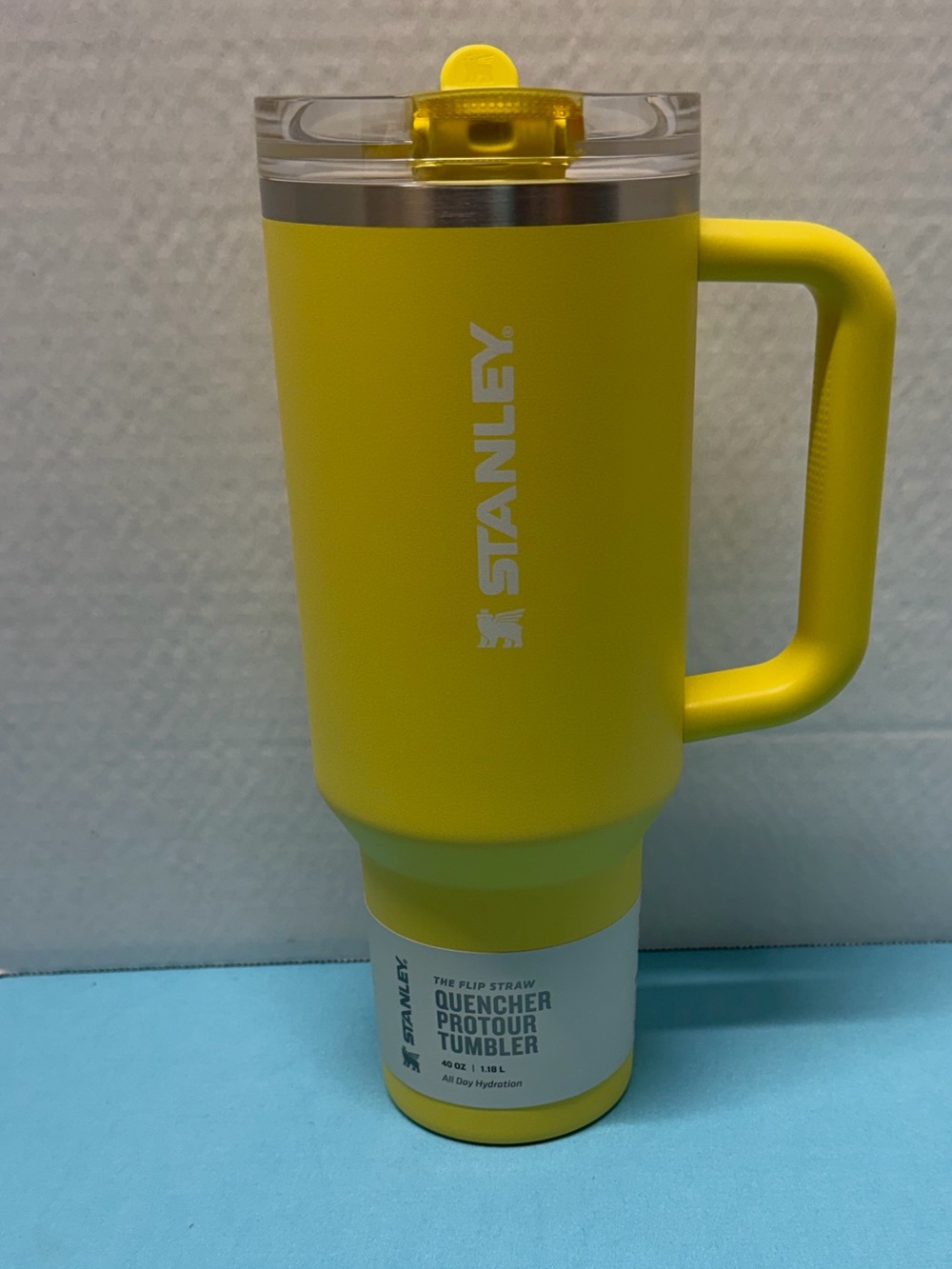 Stanley Yellow Insulated Quencher Tumbler with Handle